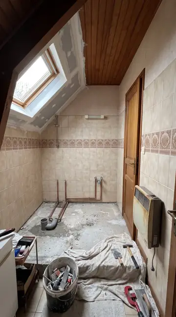 Monique et Gérard, le chantier